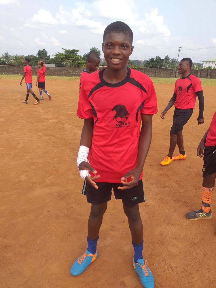 Name: Thompson Kosisochukwu age: 16 Nationality: Nigerian Foot: Both Position: Defender Attributes: 