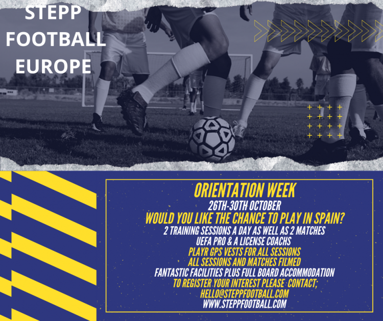 Are you interested in playing in Spain or enhancing your education in Sport whist playing? If so why