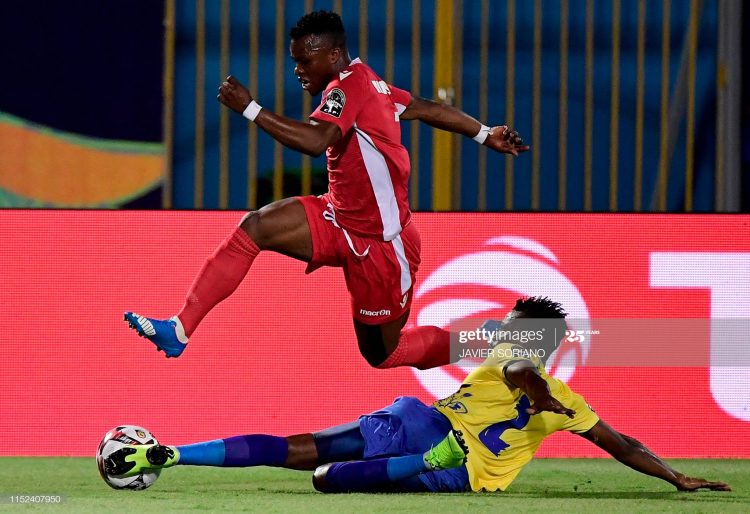 Africa Cup of Nations [CAN] football match between Kenya and Tanzania on june 27,2019.