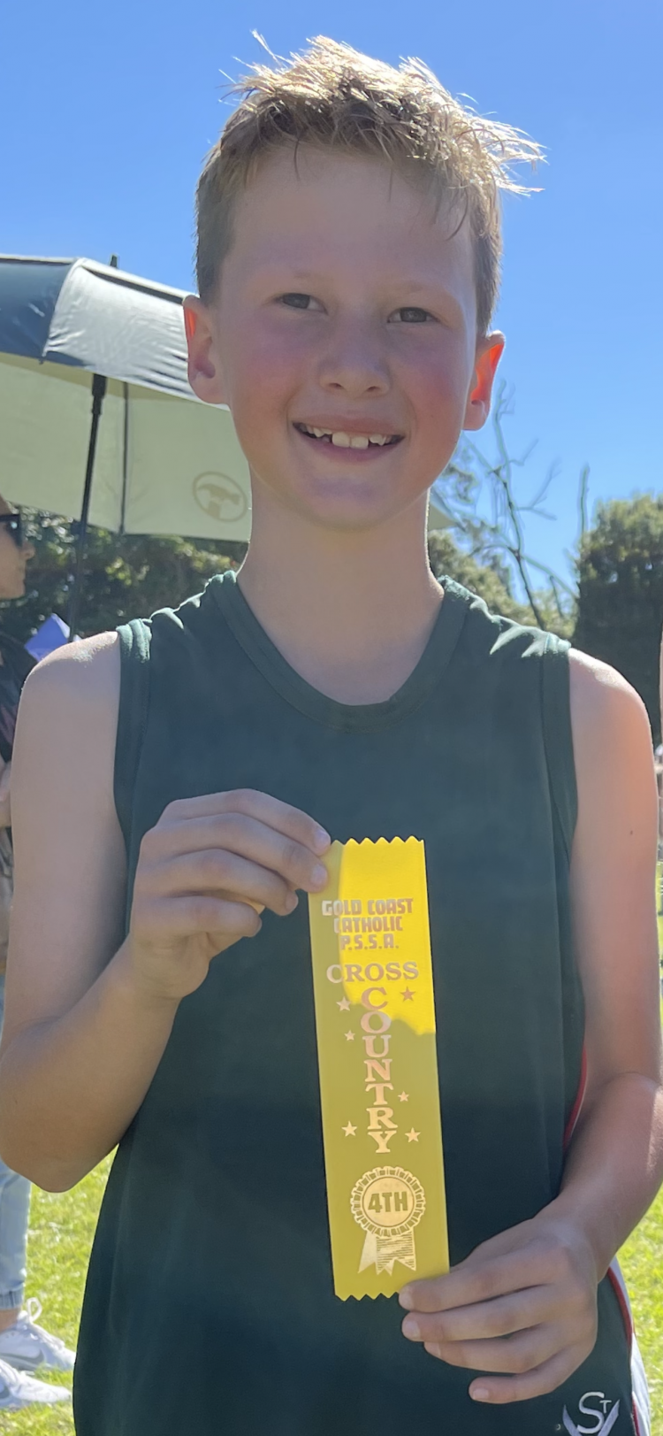 4th place in The Gold Coast Catholics School Carnival over a distance of 1Km