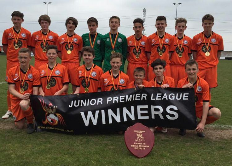 Junior Premier League Shield Winners 2014/15 for Hereford FC selected to play up a year for the U15s