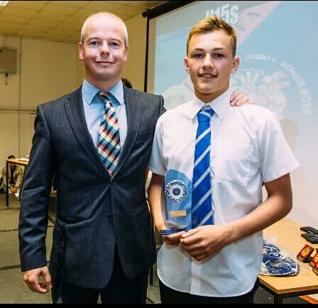 Cardiff & Vale schools Sportsman of the year 2015/16 for attitude, commitment, determination &am