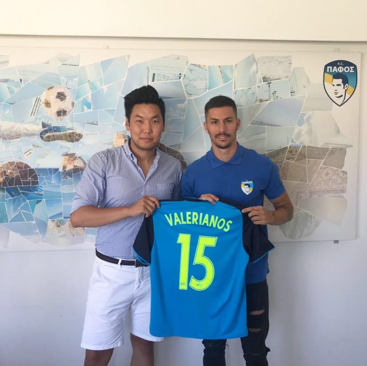 National team Greece player Giorgos Valerianos transfer to Pafos FC