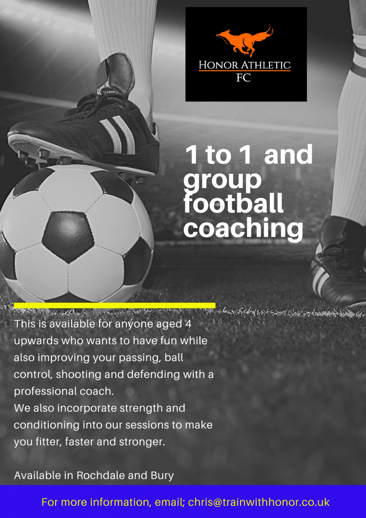 Professional 1 to 1 and small group coaching to enhance you on and off field performance to help you