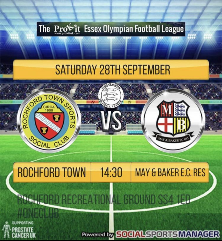 Home today against May & Baker Reserves! Come on Town! ⚽️❤️💛