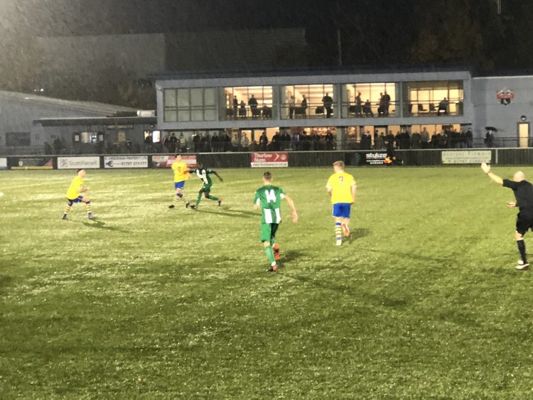 Coming on for Basildon 1st Team vs AFC Sudbury in the Northern Bostik League