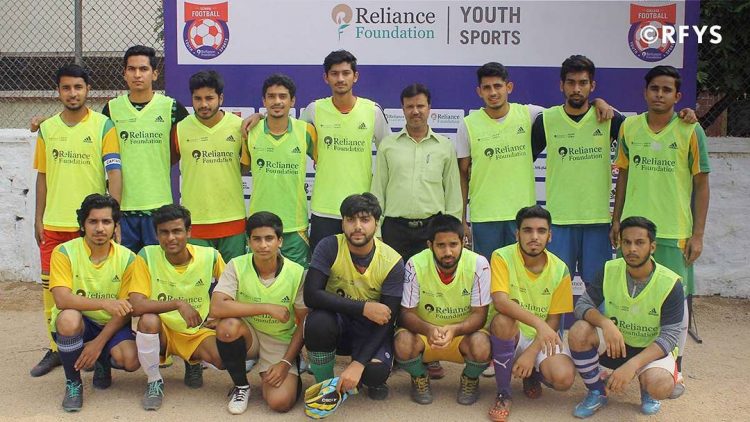 A 4-1 win in the qualifiers of Reliance Youth Sports Tournament. I’m the second one from left 