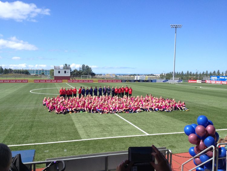 2016 I participated in the first Fc Barcelona Soccer Camp for girls here in Iceland IMG_7860